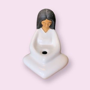 Zod Native American Woman Vase